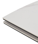 Стол М-City DISAUR Ольхон 180 Белый мрамор матовый, керамика, Черный каркас