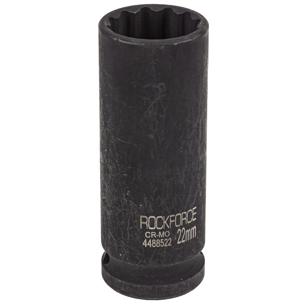 Головка ударная глубокая 22мм (12гр.), 1/2'' RockForce RF-4488522