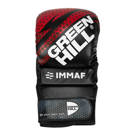 BG-LRG Большая рекламная перчатка MMA IMMAF Approved красный