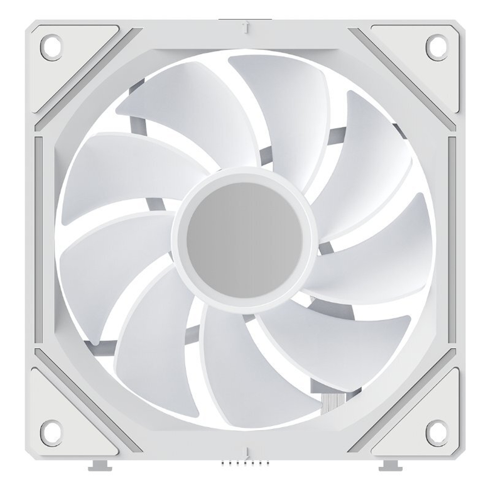 Вентилятор для корпуса Ocypus Gamma F12 UNI WH ARGB REVERSE BLADE 3 IN 1, 3x120x120x25mm, 4-PIN PWM, 800-1800 RPM, 31 DBA