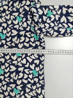 Блузка с сердечками 44-46 размер