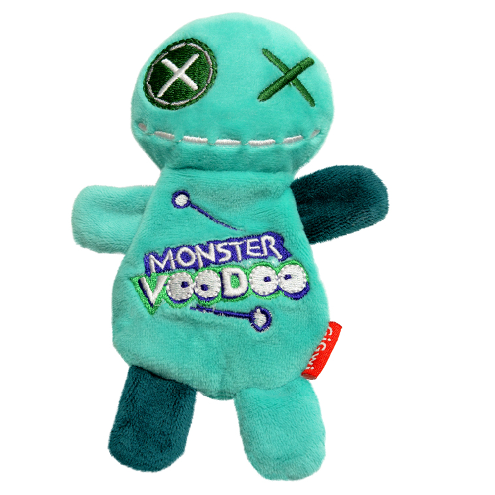 85054 Игрушка для собак кукла-вуду зеленая 17,5 см, серия monster voodoo, gigwi