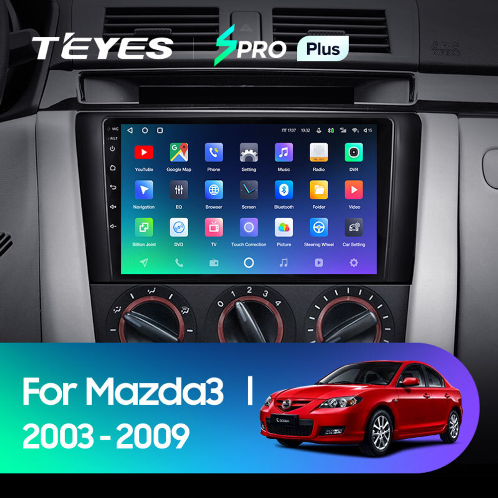 Teyes SPRO Plus 9" для Mazda 3 Ⅰ 2003-2009