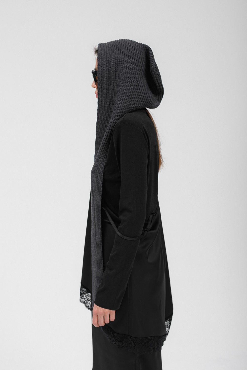 Капюшон-шарф (графит)