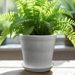 Кашпо "Классик" с поддоном 2л (цвет белый)