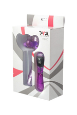 Анально-вагинальный стимулятор на эластичном креплении (20 режимов) (Цвет: фиолетовый)