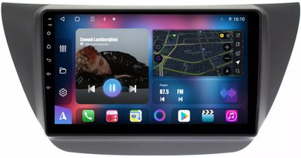 Магнитола для Mitsubishi Lancer 9 (CS), Cedia, Evolution 7-9 (CT) - FarCar 3060M монитор 9" QLED на Android 13, 8 ядер (TS18), CarPlay, 4G SIM-слот