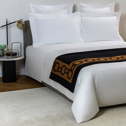 Плед Frette Chains Black/Bronze (130 x 200 см)