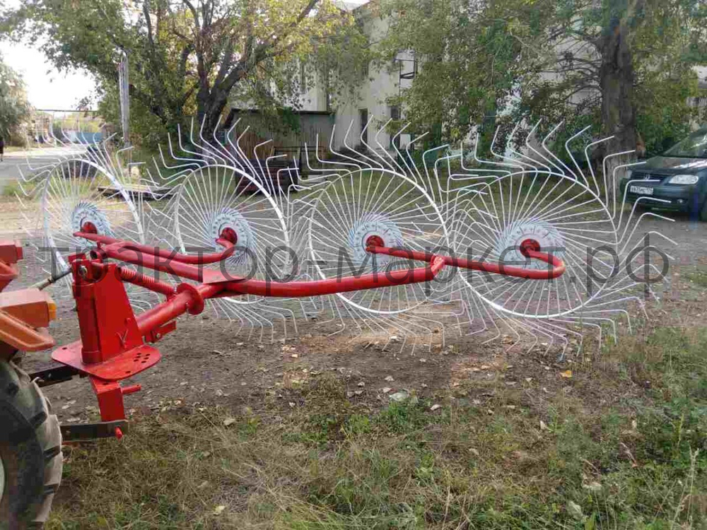 Грабли-ворошилки колёсно-пальцевые однокрылые