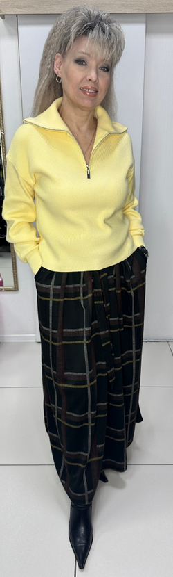 Джемпер-поло с воротником