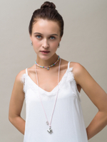 Чокер "Kill My Mind" из селенита Silver