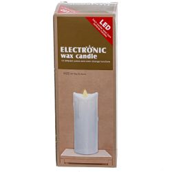 GAEM Изделие декоративное "Свеча" (подсвет, AAAх2 н/п) L6,5 W6 H15 см