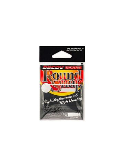 Застежка для рыбалки Decoy SN-1 Round Snap #000 (в упаковке 13 штук)
