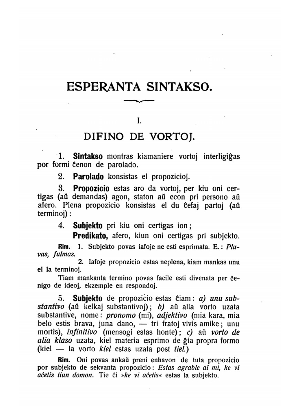 Esperanta Sintakso | Fruictier Paul