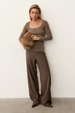 Брюки из шерсти