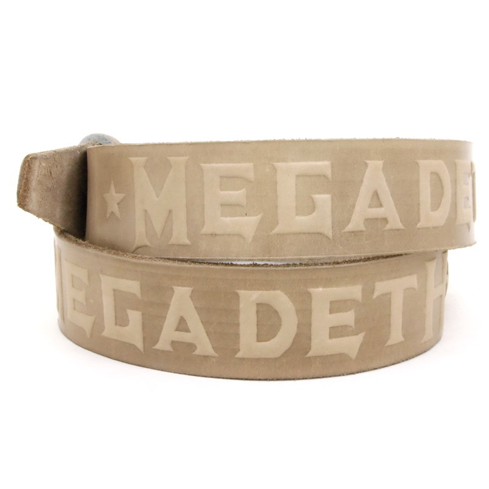 Ремень Megadeth (латте)