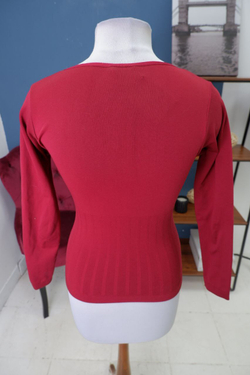 Лонг бордовый базовый 44 размер