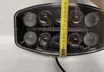 100W / Светодиодная фара (балка) 100W, ДХО, Стробоскоп, Король Света (квадрат-точка свет) (1 Шт)