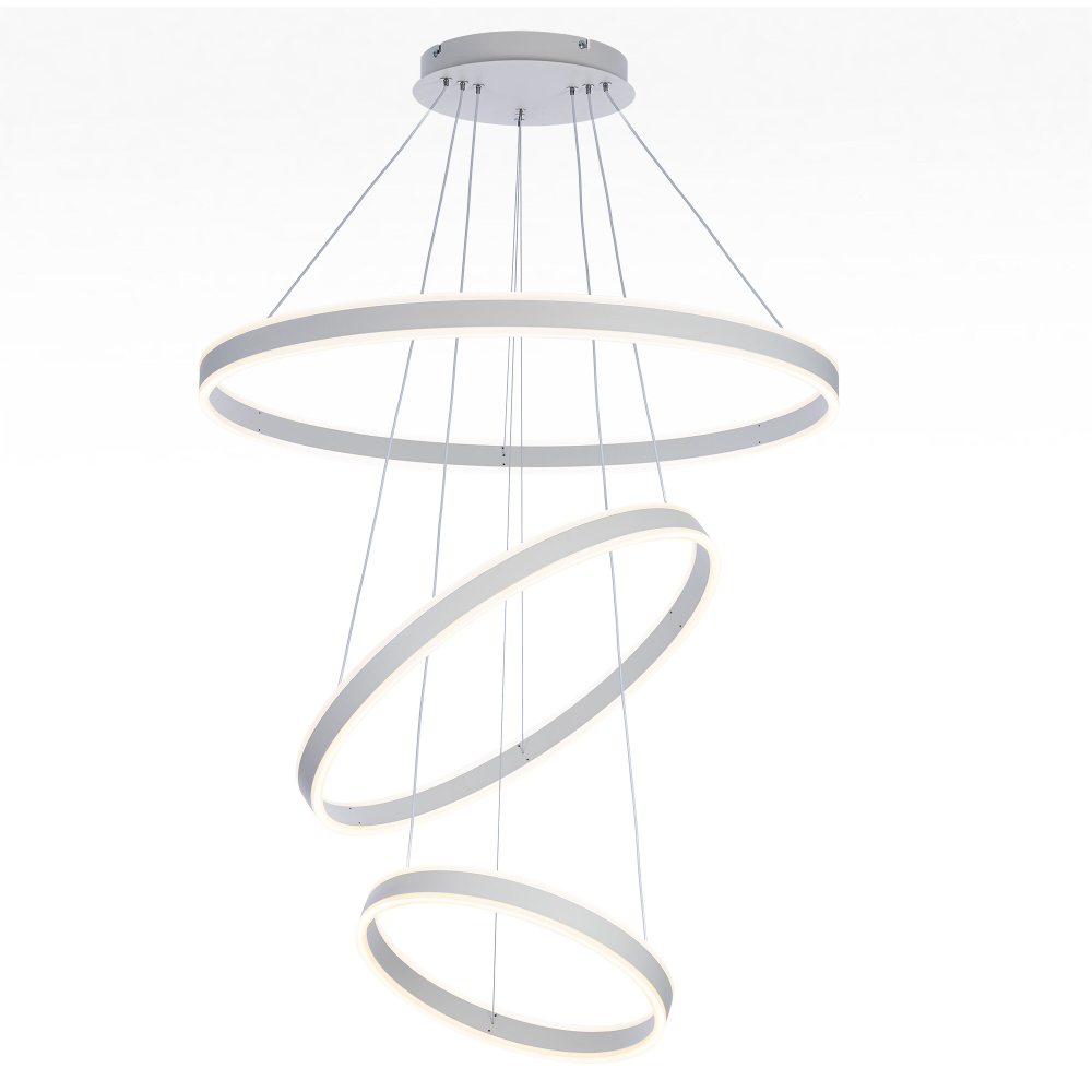 Citilux Дуэт CL719680 LED Люстра подвесная с пультом Белая