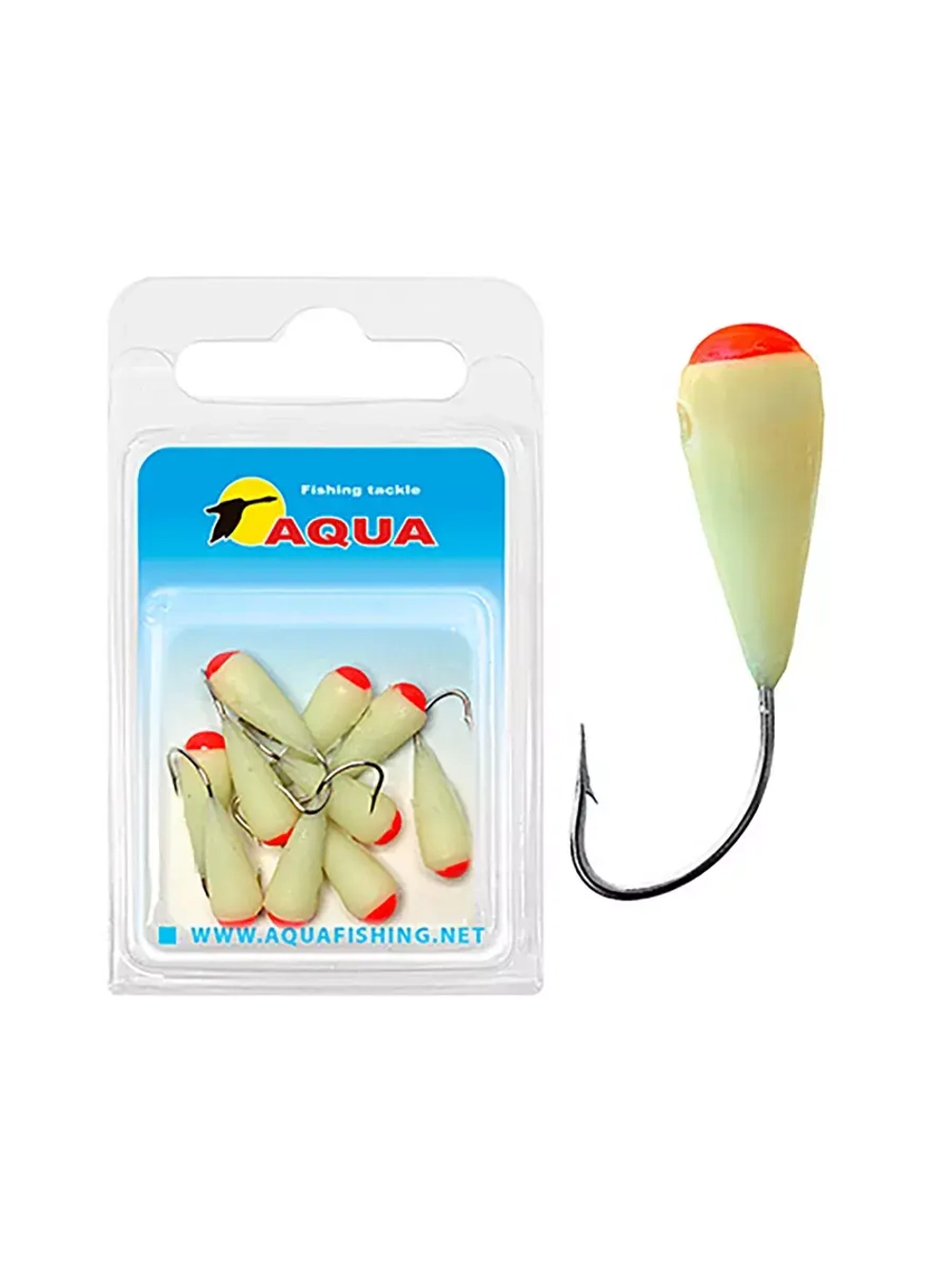 Мормышка фосфорная №81 КОНУС корюшиный, 2 упк по 10шт 0,35g