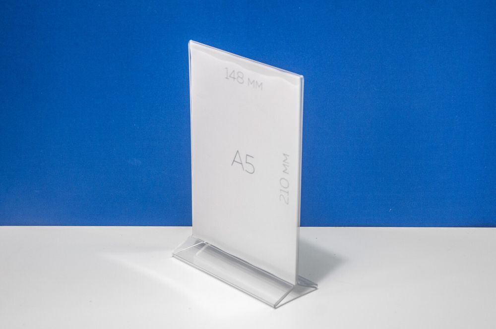 Менюхолдер тейбл тент А5 вертикальный