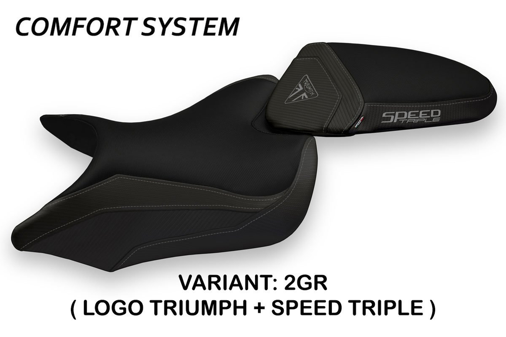 Triumph Speed Triple 2016-2019 Tappezzeria чехол для сиденья Maglie-TB Комфорт
