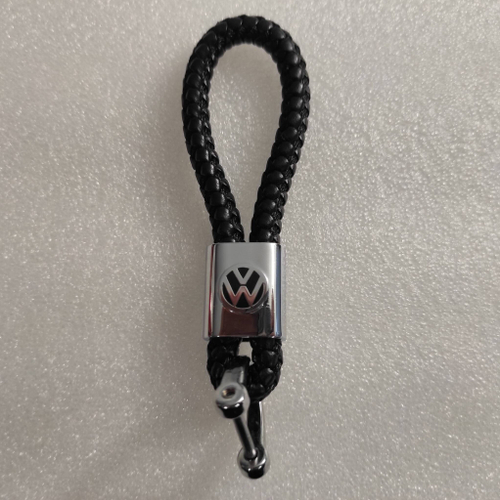 Брелок "Volkswagen" веревка (черный) (1 шт.)