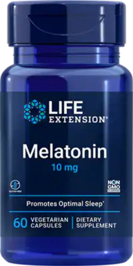 Melatonin 10 мг 60 капсул Life Extension