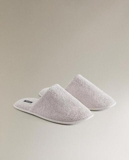 ZARA HOME ДОМАШНИЕ ТАПОЧКИ, СЕРЫЙ