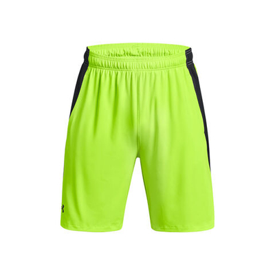 Мужские теннисные шорты Under Armour Tech Vent Shorts Men - Lime, Black