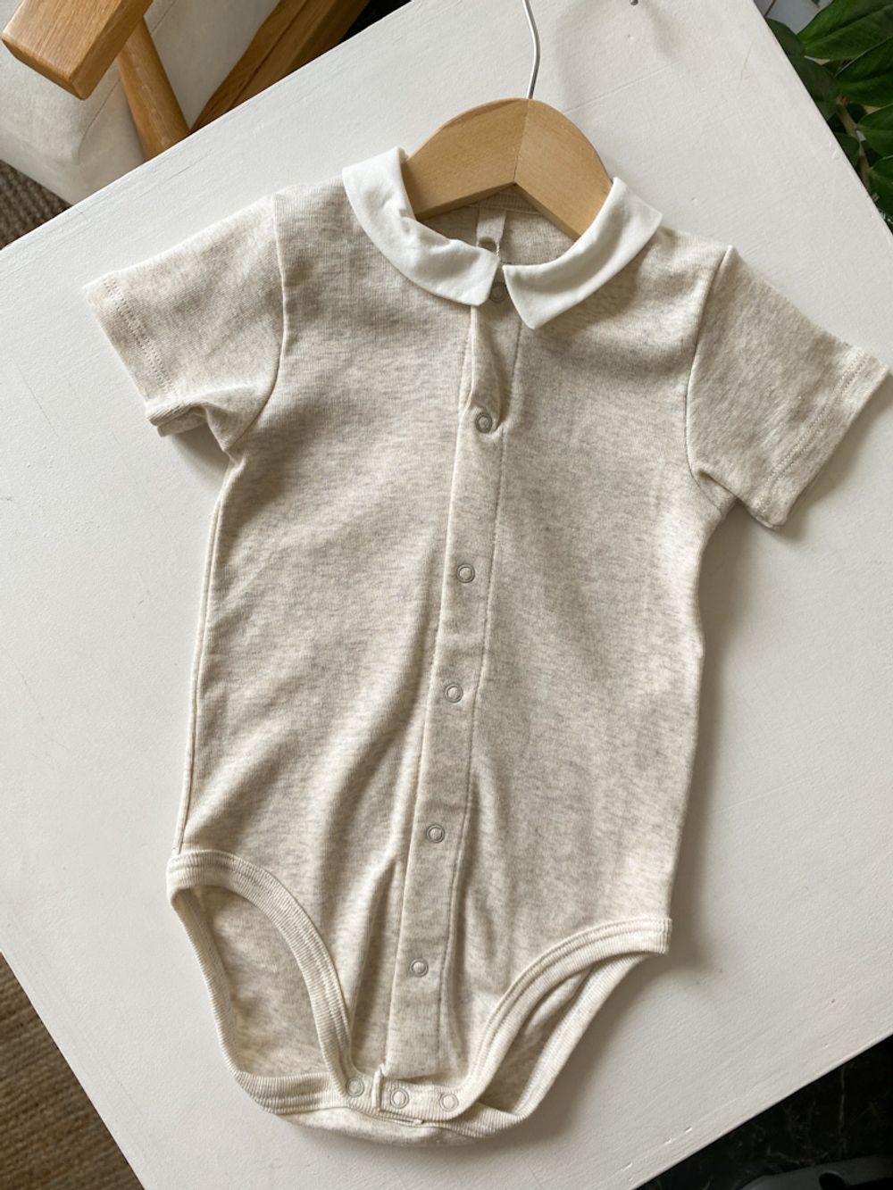 Новое хлопковое боди Petit Bateau, 86