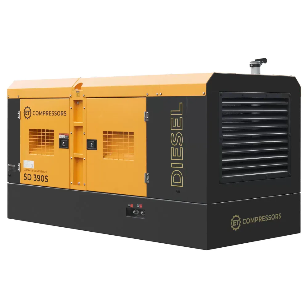 Дизельный винтовой компрессор ET SD-390S-10 на раме