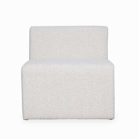 Лаунж-кресло Velle, белое букле