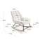 Кресло-качалка Marline, белое букле