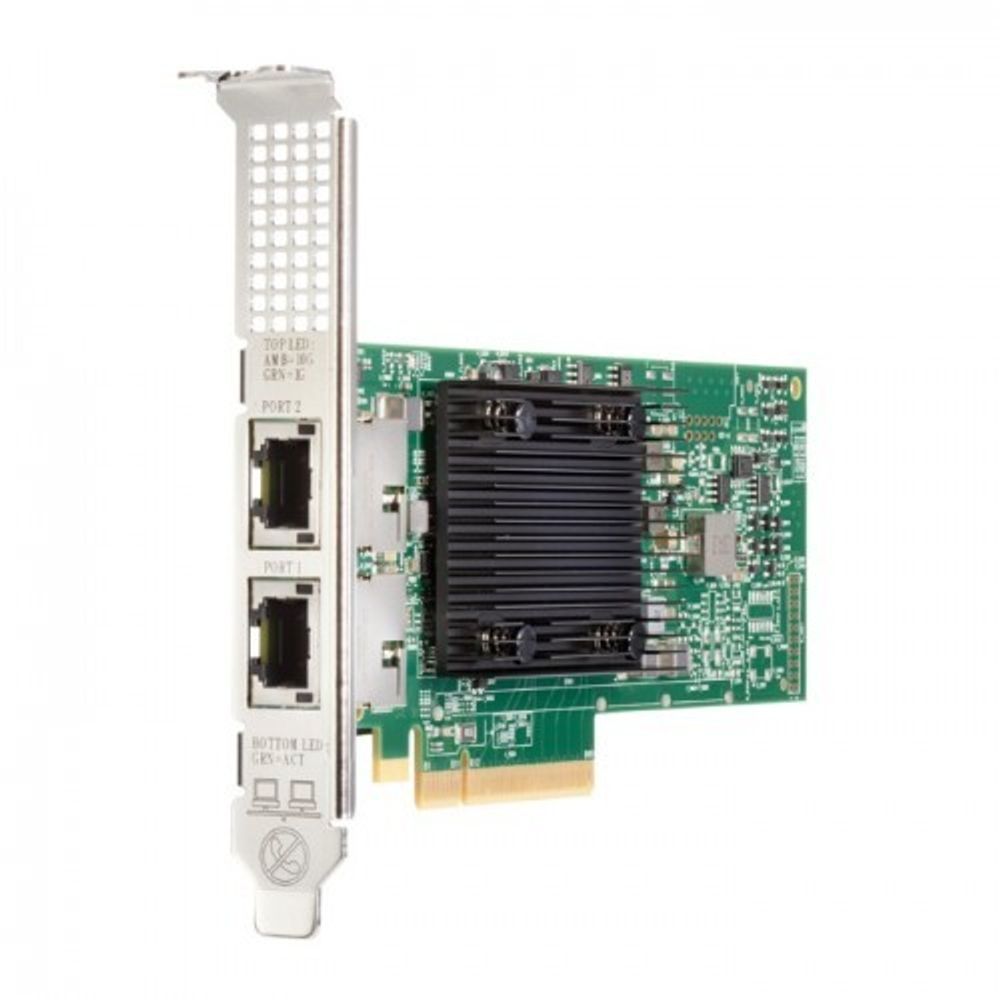 Адаптер HPE Ethernet 535T, 2x10Gb, PCIe(3.0) (для Gen10) (813661-B21)