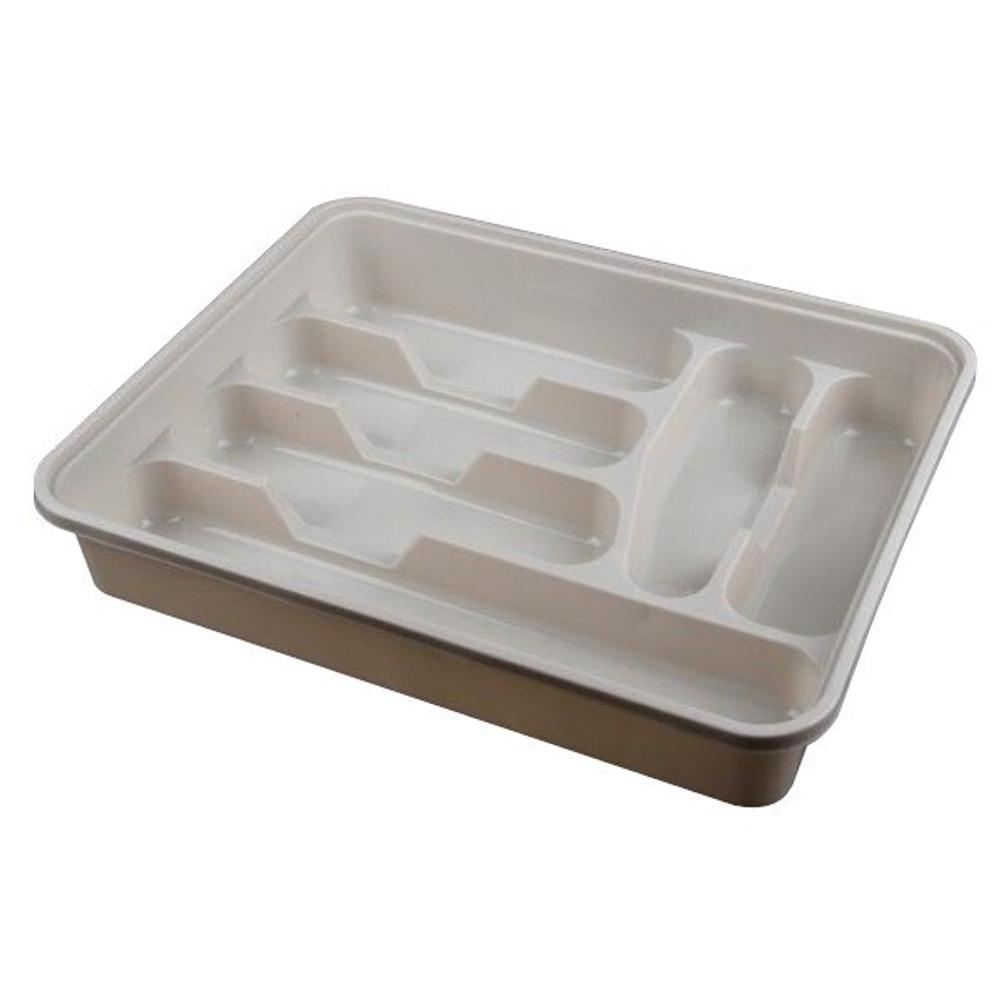 Лоток для столовых приборов. слоновая кость