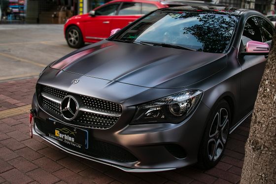 Пленка матовая серая Metal Flash Сharcoal Carbins