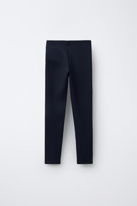 ZARA ЛЕГИНСЫ С ПУГОВИЦАМИ, МОРСКОЙ СИНИЙ