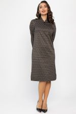 Платье Изящный образ (коричневое) П13749-19М LT Collection