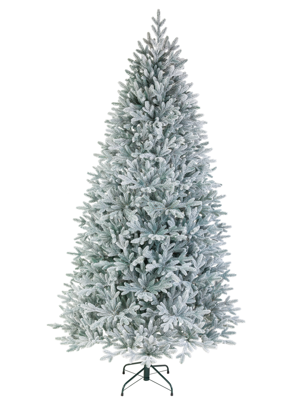 Ель Искусственная Царь Eлка Фаворит голубой флокированный 195 см