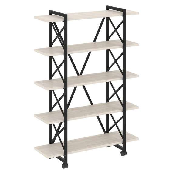 Лофт Стеллаж на колесных опорах-5 полок VR.L-MST.K-5.8V  1200*400*1704