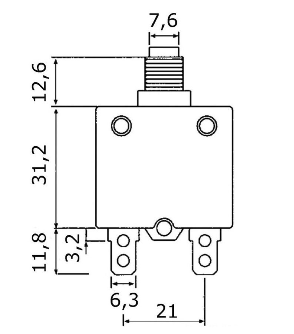 Автоматический предохранитель, 15 А. (10014603)