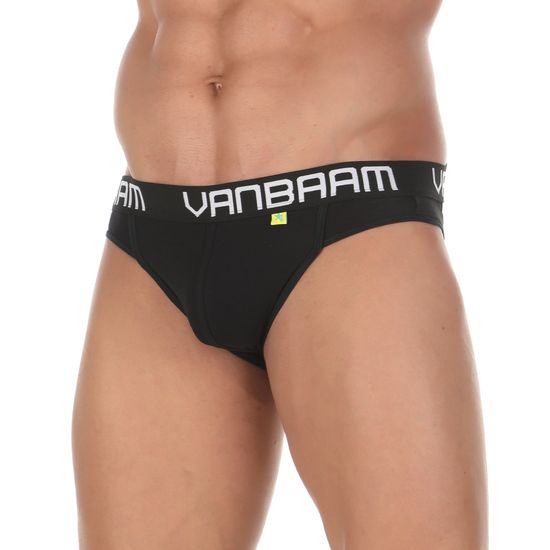 Мужские трусы джоки черные Van Baam VB50739