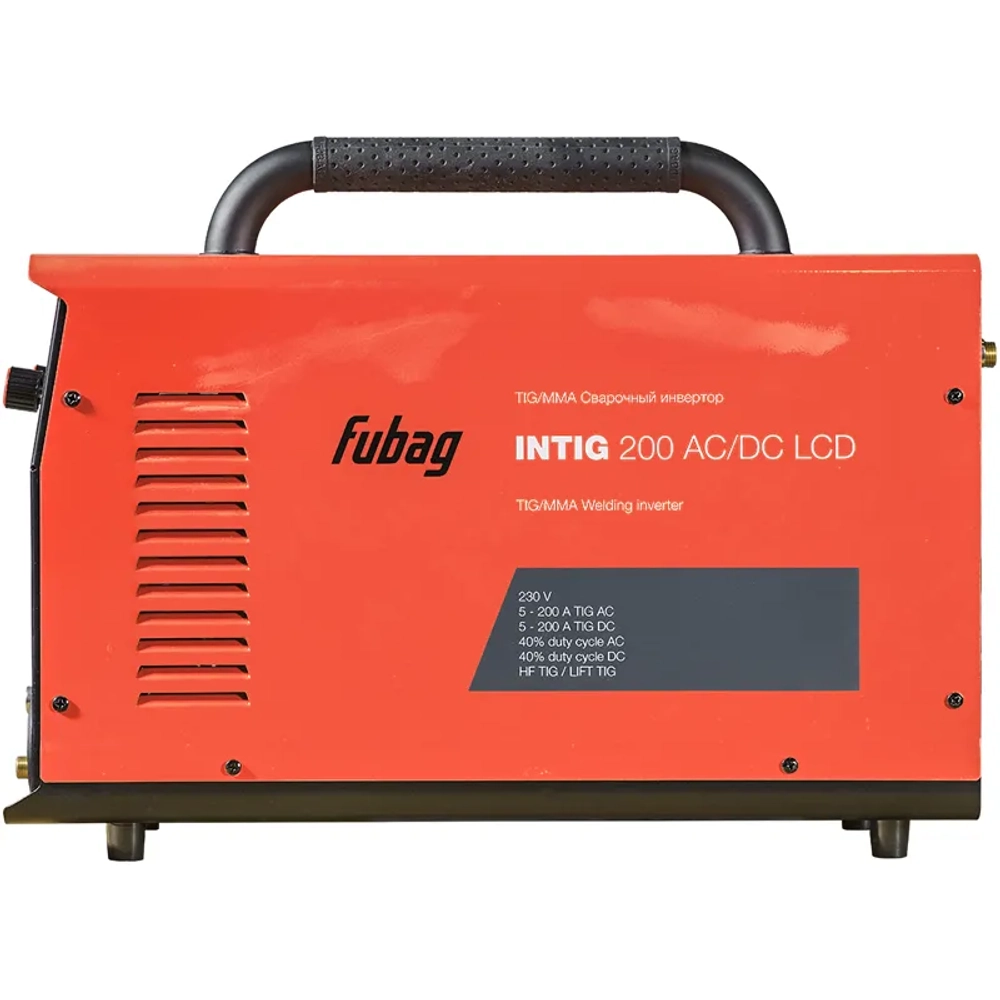 FUBAG INTIG 200 AC/DC Пульс LCD (Pulse) сварочный полуавтомат инверторный с горелкой FB TIG 26 5P 31592.1