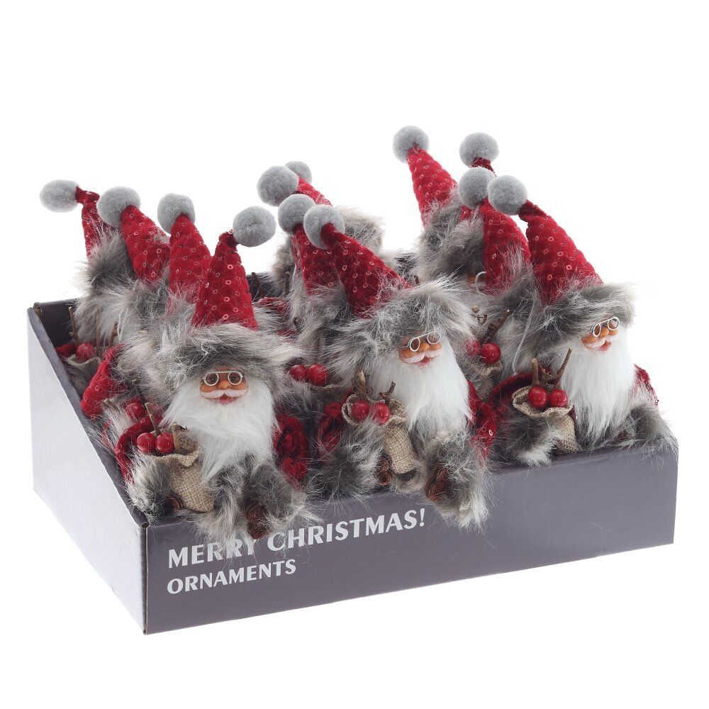 GAEM Дед Мороз подвесной, L12 W5 H18 см (полка 15 см.)