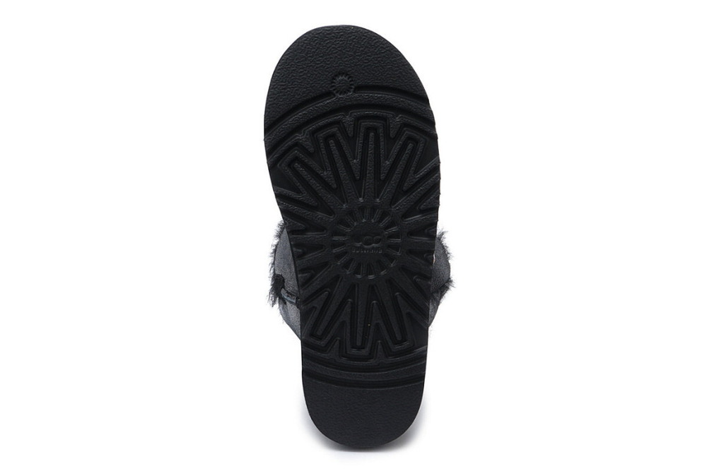 UGG Kids Bailey Button I Do Black