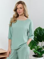 Блузка Сиеста-6 Виотекс СВЕТЛО-ЗЕЛЕНЫЙ