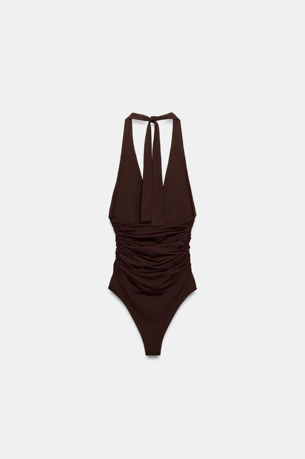 БОДИ ИЗ ПОЛИАМИДНОЙ ТКАНИ - ZARA
