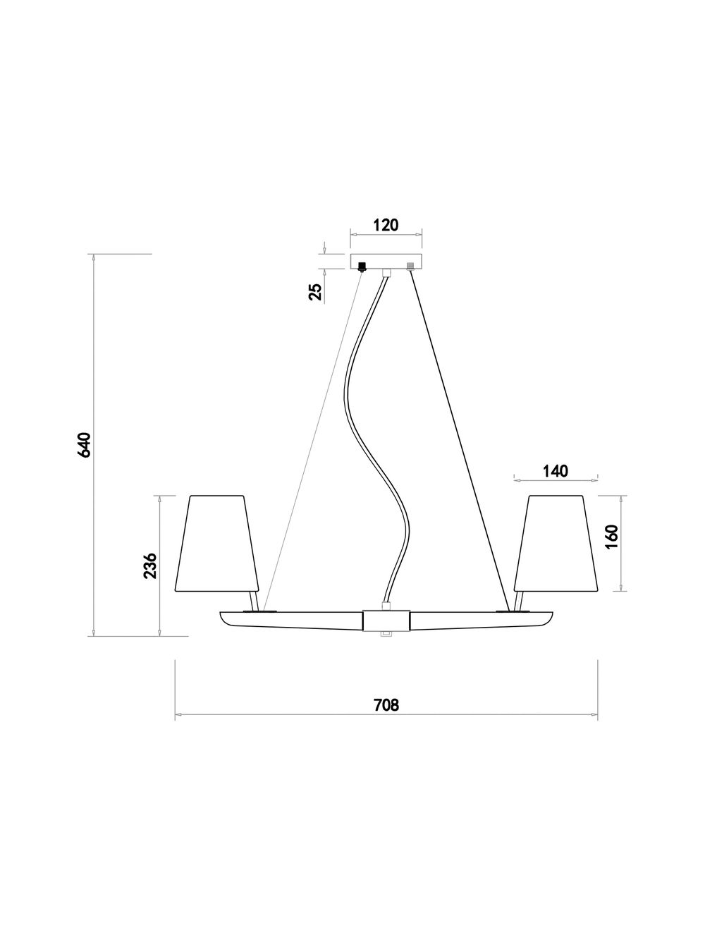 Подвесной светильник Freya FR8019PL-06W