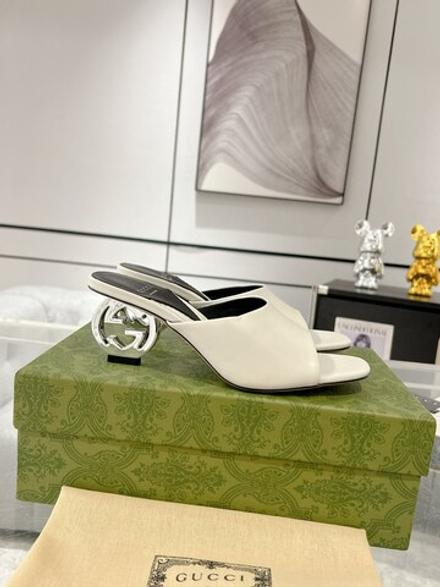 Gucci Interlocking G Heel Sandal 5.5 cm